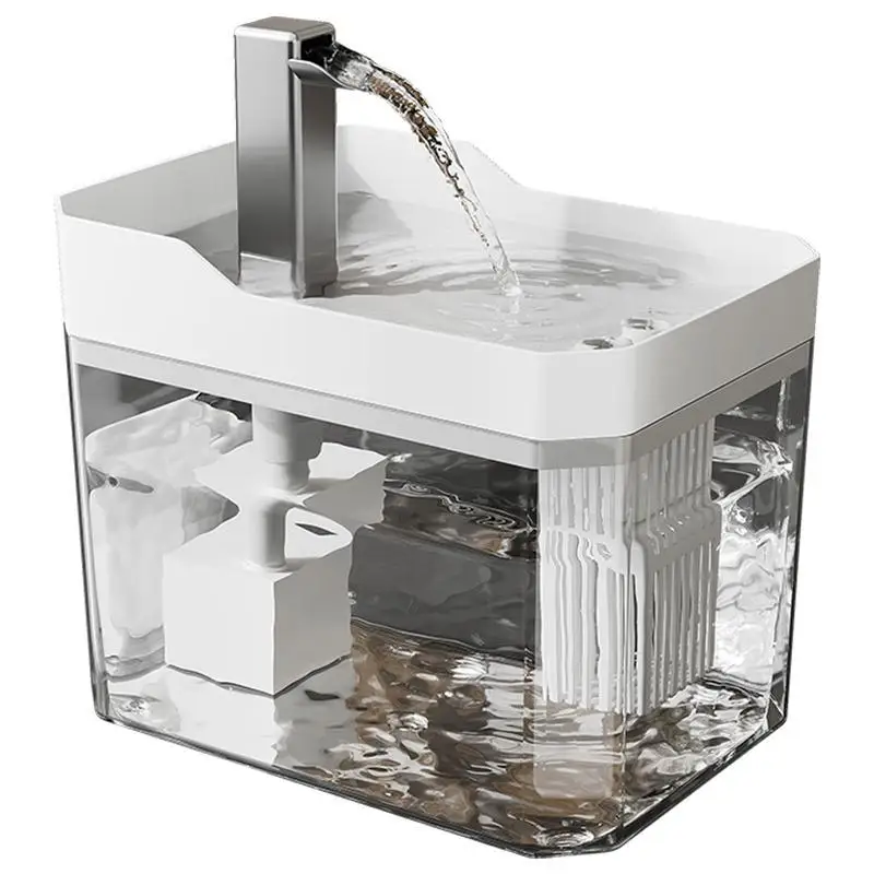 

1.5L automatic cat water dispenser pet water dispenser filter non-slip automatic indoor cat water bowl