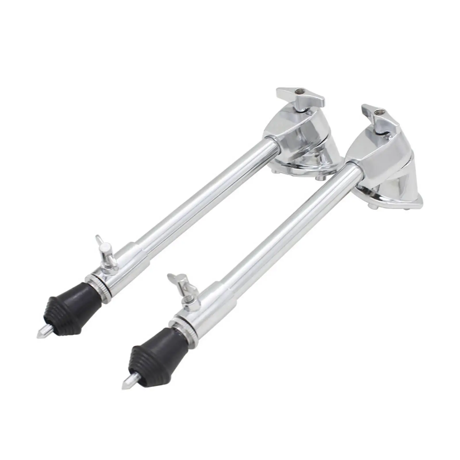 Adjustable Bass Drum Legs Pair Drum Support Mounts Drums Hardware Parts for Practicing and Performing