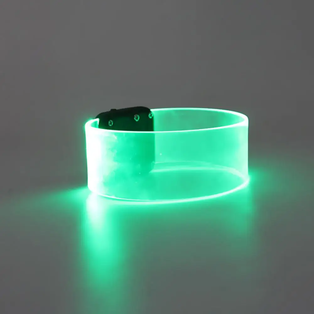 Pulsera luminosa con batería de 1 a 5 piezas, luz Flash rápida para animación, para correr por la noche, para fiesta de Halloween y vacaciones