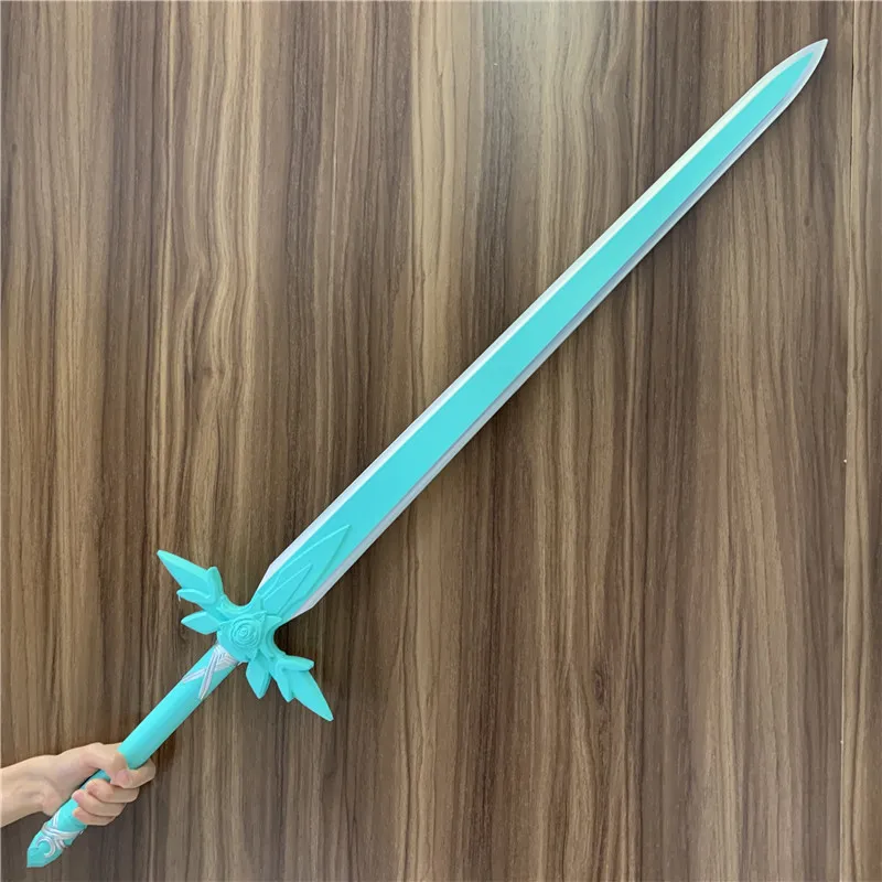 1:1 Sword Art Online Blue Rose Sword Elucidator Dark Repulsor Sword Kirigaya Kazuto Weapon Cosplay SAO Safety PU Prop Toy