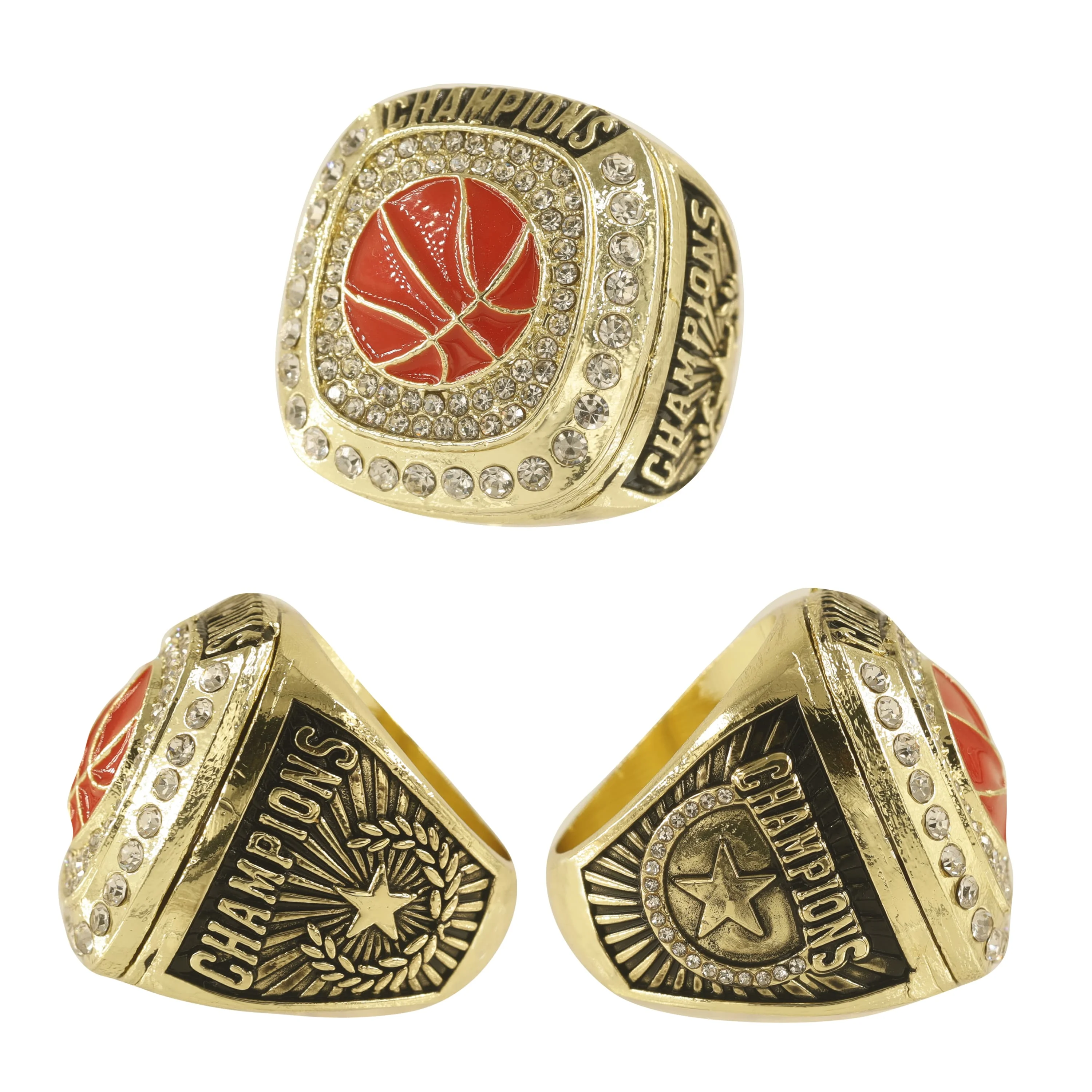 2024 Basketball Match School Company Club Competitions Universal Awards Individual Gift Champion Rings