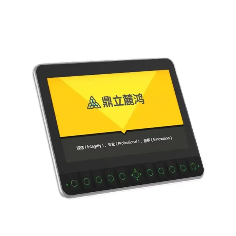 10 Inch IP67 Industrial Vehicle HMI Touch Screen Monitor CAN Bus IO LCD Display with Linux System DL-DIS101-L