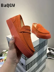 Designer Solid Slip on Man Sneakers 2024 New Casual Comfortable Sneakers Platform Men's Running Shoes Lazy Loafers Men Shoes