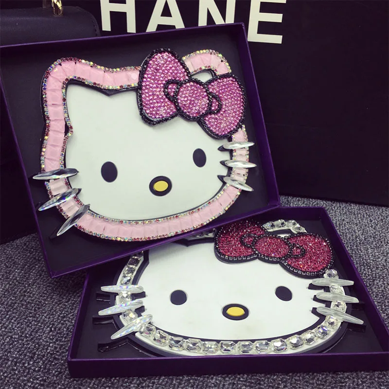 Hello Kitty Diy Car Anti-Slip Pad Cartoon Kawaii High Temperature Resistant for Automobiles Huachuang Silicone Pad Woman Gift