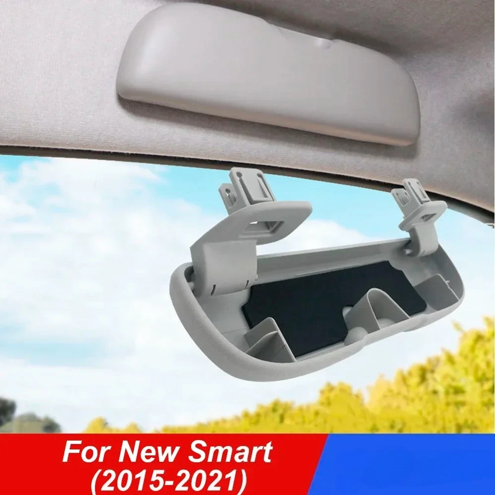 

Для новых 453 Smart Fortwo Forfour автомобильный чехол для очков с ручкой на крышу, ящик для хранения, держатель для очков, аксессуары для модификации интерьера