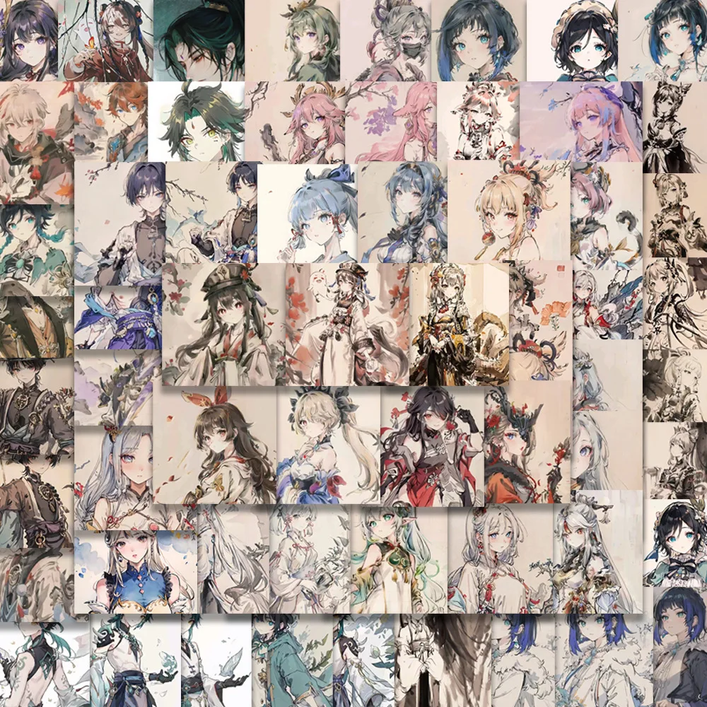 

Dark Artistic Ink Stickers Pack of 62 - Waterproof Matte Vinyl Labels for Bullet Journal Notebook Decor with Permanent Adhesive