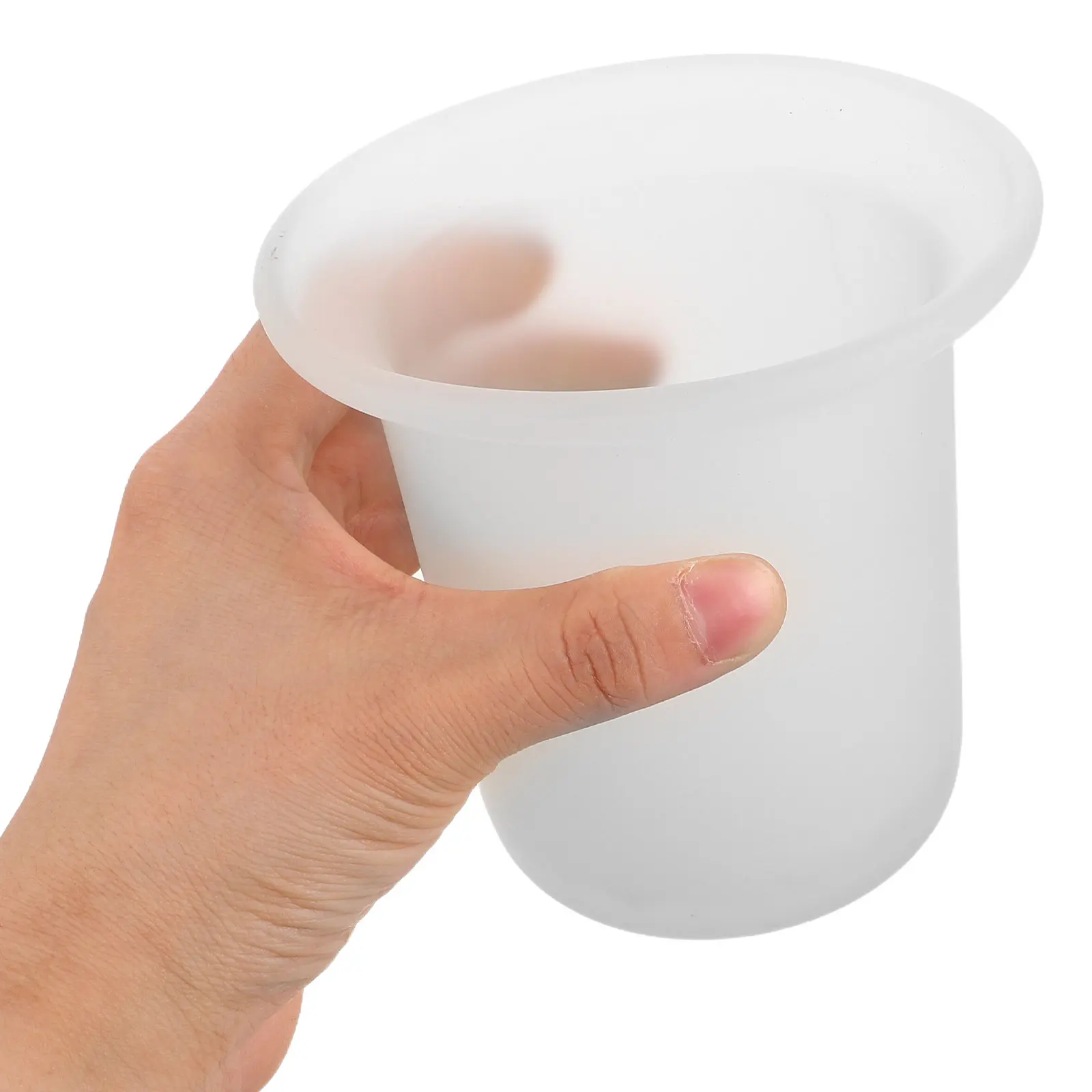 

Набор из 2-х держателей для туалетных щеток: компактный органайзер из матового стекла для экономии места в ванной комнате