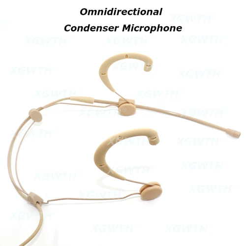 Imagen 2 del producto Diadema para cabeza con micrófono omnidireccional WBH53T BETA53 para Shure Sennheiser AKG MiPro Audio Technica 4 pines 3 pines