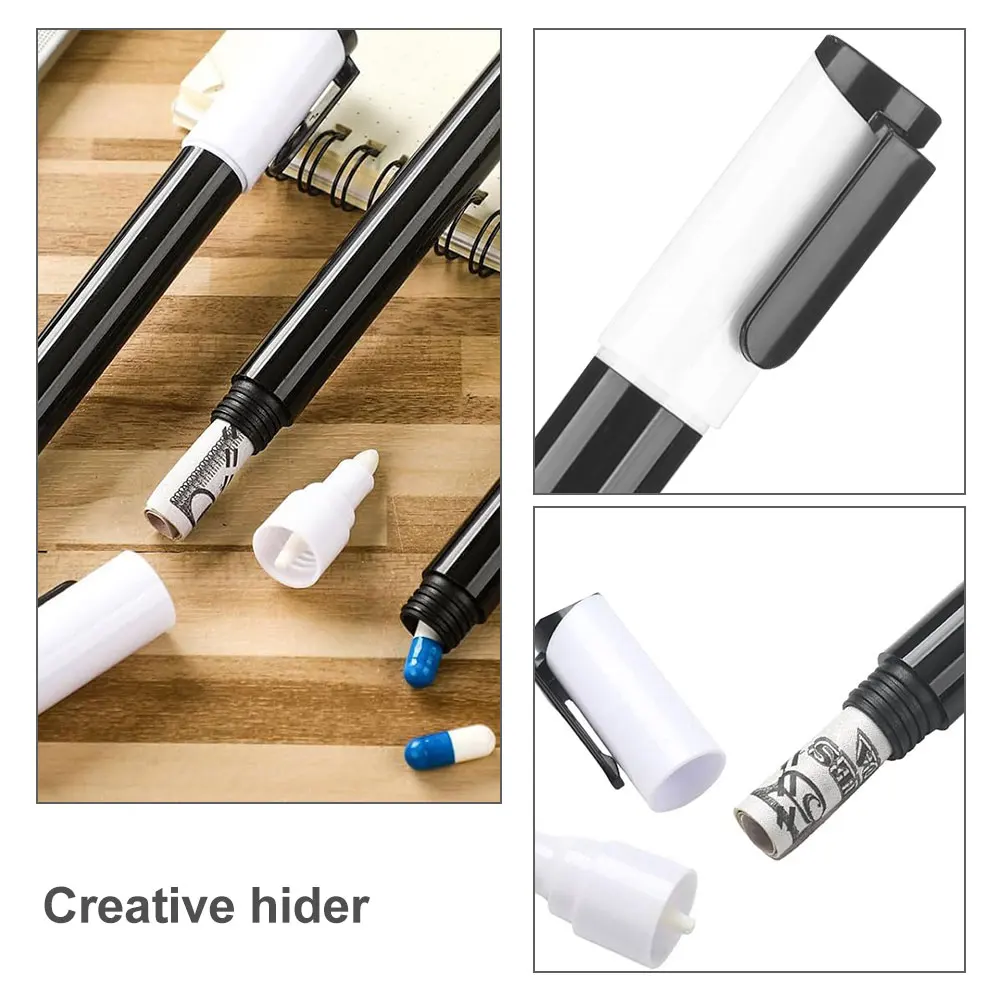 

Creative Cash Hider Hidden Safe Money Storage Decorative Box Compact Design Simulated Marker Pen Sturdy Material for Cash