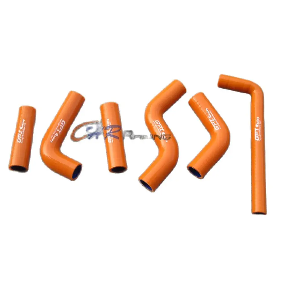 Orange silicone radiator hose for KTM 400/450/525 EXC 2002-2006 2003 2004 2005