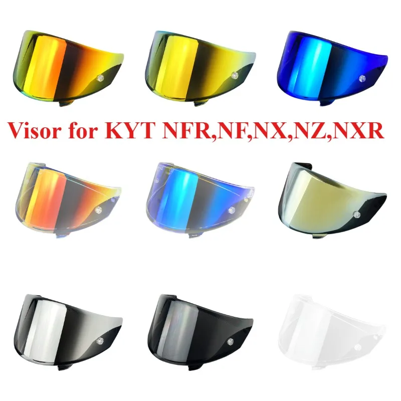 Визор для шлема KYT NFR, NF, NX, NZ, NXR. Защитная линза для шлема, солнцезащитный экран, ветровое стекло, защита от ультрафиолета.