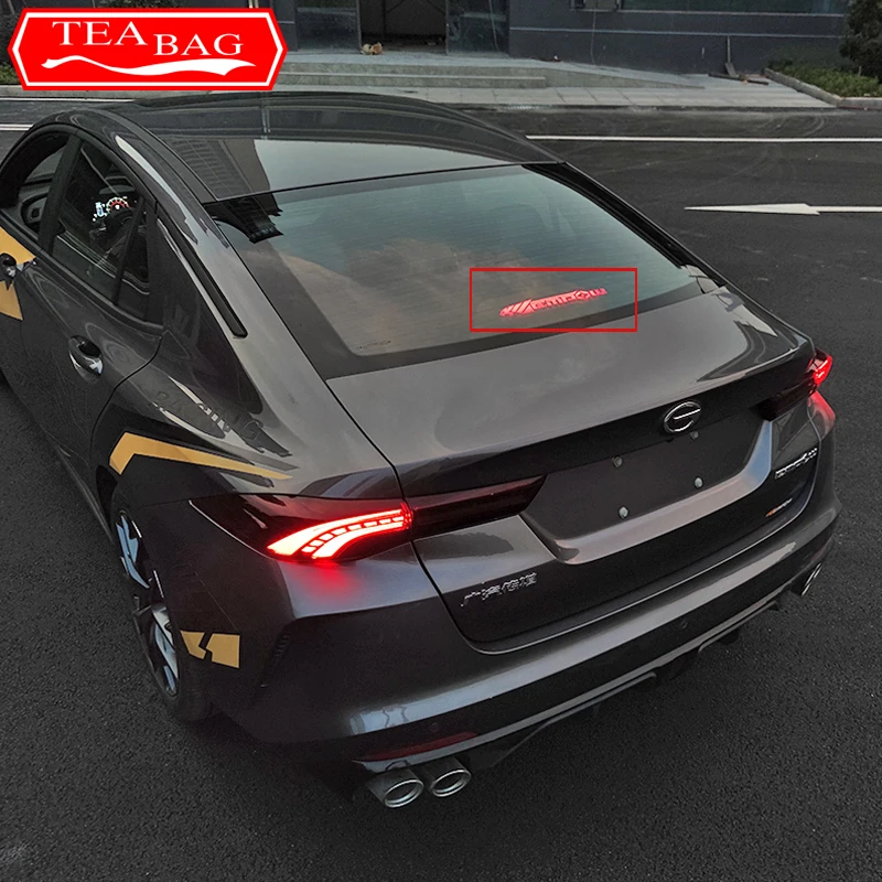 For Trumpchi GAC Empow R 2022-2024 Car Styling High Brake Light Sticker Projection Board Rear Brake Light Sticker Accessories