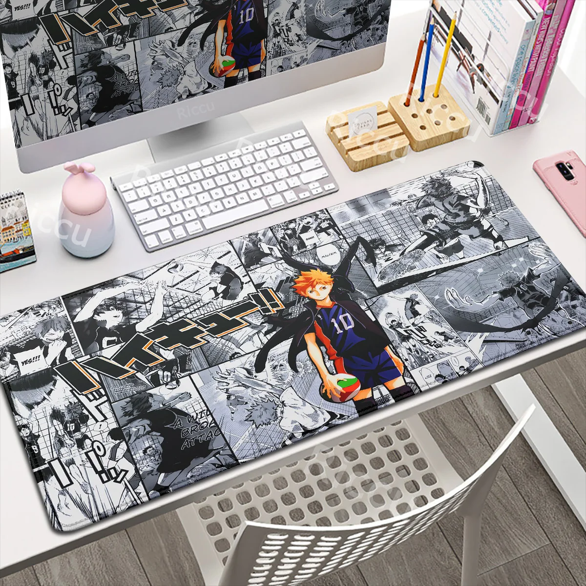 Mouse Pad Anime HD Haikyuu Large Rubber Rugs PC Game Table Mat Laptop Desk Pad XL Non-slip Computer Keyboard Office Desktop Mats