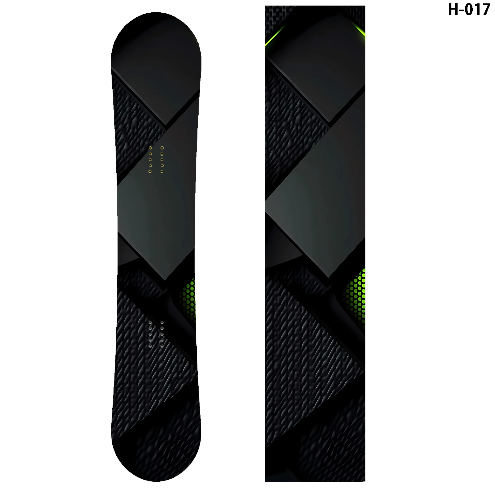 

1 большая темная наклейка для сноуборда с механической текстурой, персонализированная модная декоративная наклейка для сноуборда, наклейка для сноуборда.