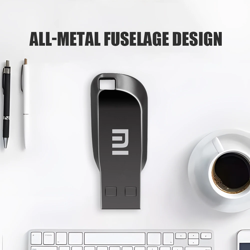 Xiaomi 2TB Metal USB 3,0 Memoria USB Pen Drive Pendrive USB Flash Drive 1TB de alta velocidad Cle USB Flash Memory Key USB Drive para PC