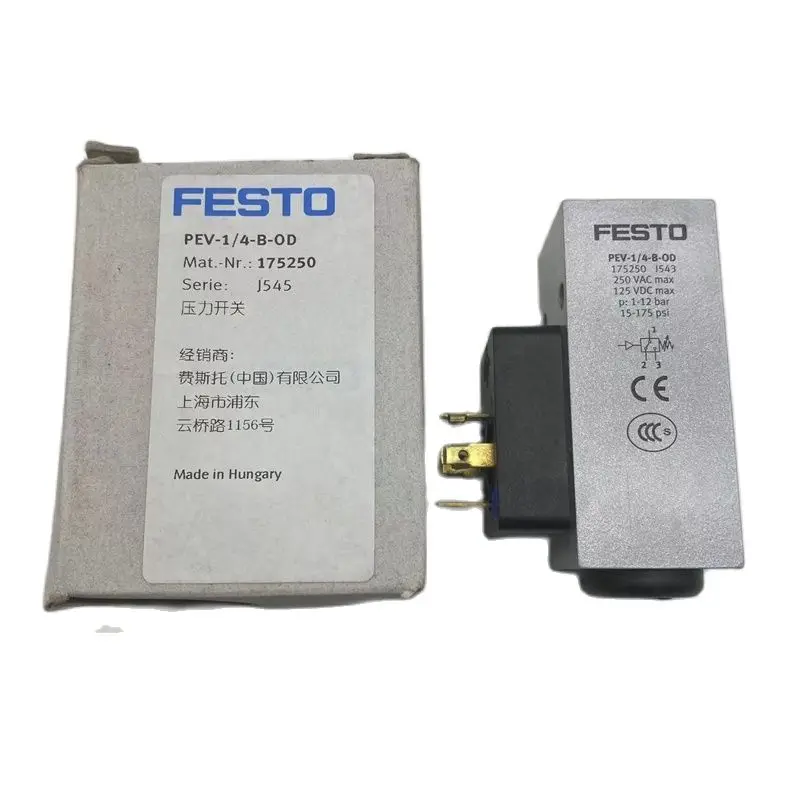 FESTO Pressure switch PEV-1/4-B-OD 175250 PEV