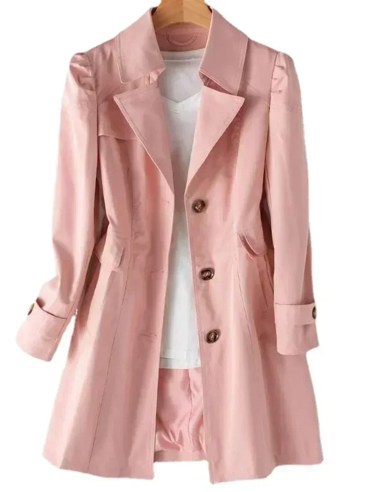 QDNIXILA Women Long Trench Coat 6