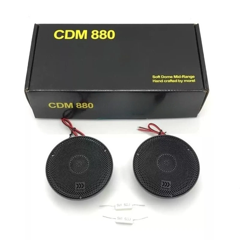 Soft Dome Titanium Car Midrange Speaker Pair High Fidelity Horn Head For Auto Stereo Sound Improvement