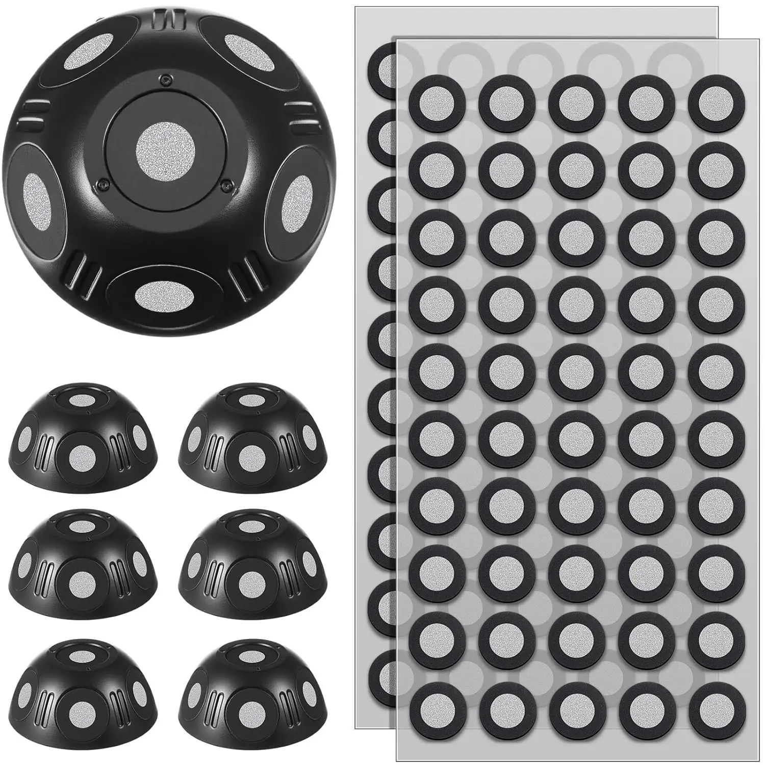 3D-Drucker 3D-Scan-Marker-Set 6-seitig 6,0 mm 3D-Scan-Marker Punkt-Aufkleber Scan-Spray Scanner Drehteller Kompatibel – Detail 1
