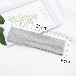 Karet Rambut Katun Elastis Ikat Kepala Mode untuk Wanita Pria Ikat Rambut Yoga Kebugaran Lari Padat Aksesori Rambut Rias Wajah Melar 10 desainer ikat kepala penjualan terbaik - №