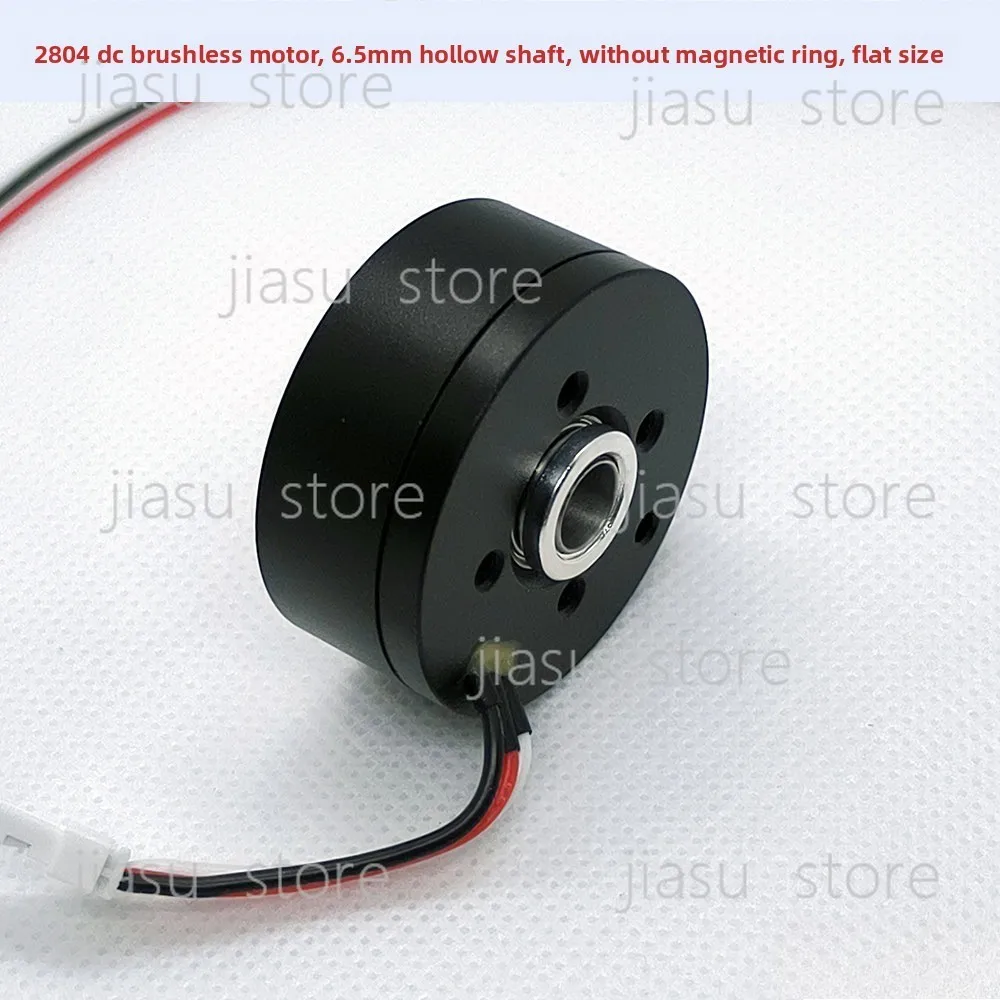 Hollow‑Shaft 2804 BLDC 3‑Phase Sensorless DC Brushless Motor No Radial Magnet Ring Unlimited Rotation Through‑Wire Hardware