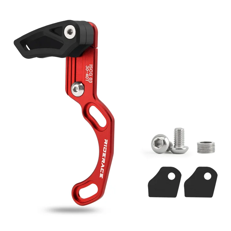 RIDERACE Bike Chain Guide Single Speed MTB Bicycle 1X System ISCG 03 ISCG 05 BB Post Mount Wide Narrow Gear Guider Chain Guide