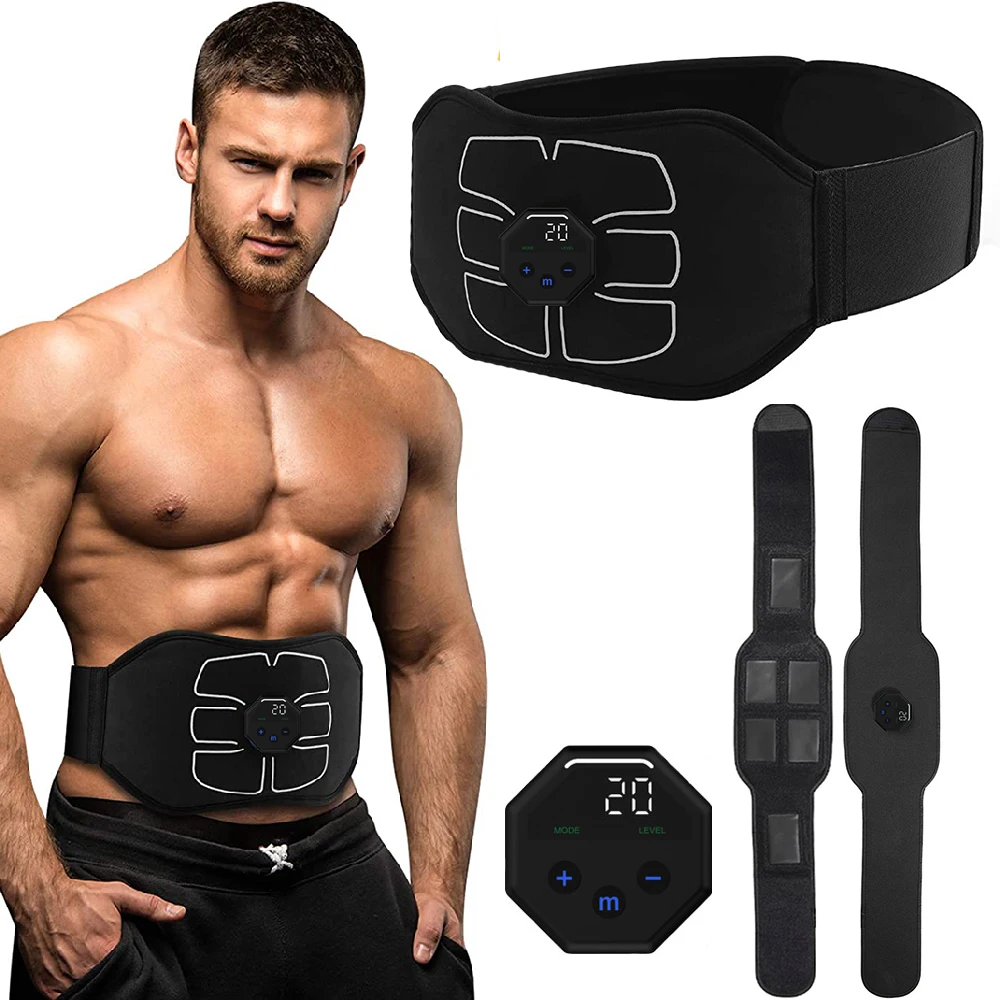 Explosive tummy tuck with EMS pulse abdominal massage belt with abs sticker abs and abs massage belt