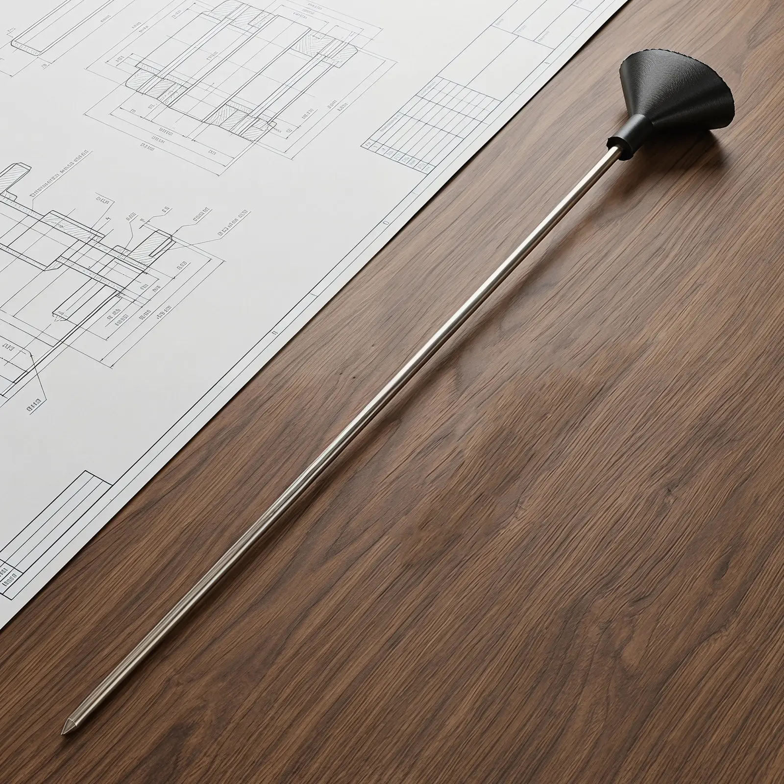 

Mechanical Leak Detection Rod No Power Required Acoustic Pipeline Leak Locator Metal Listening Stick for Basement Shaft Water
