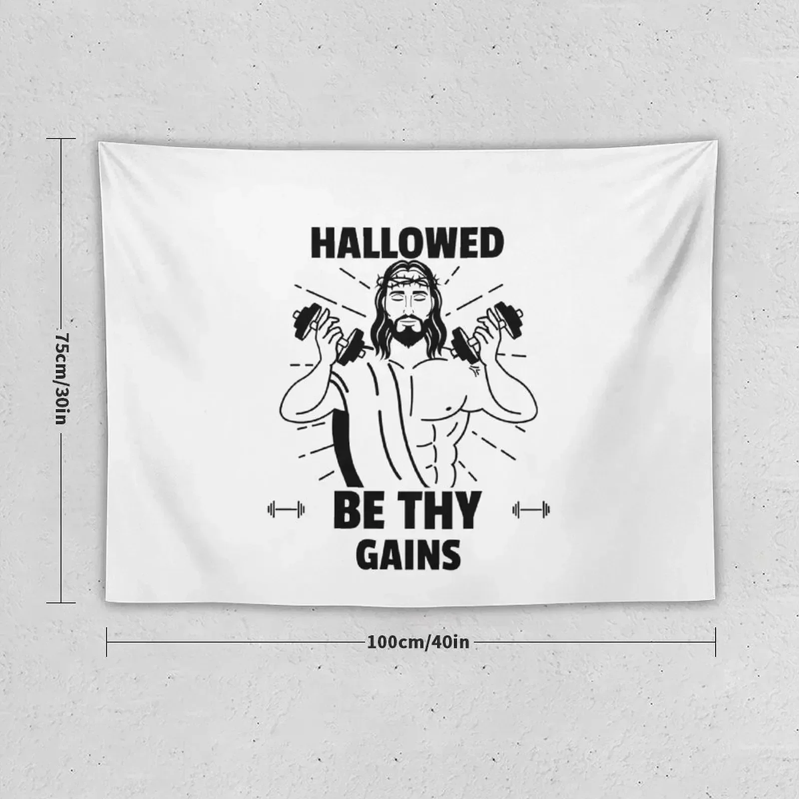 Hallowed Be Thy Gains Tapestry Aesthetic Room Decors Aesthetic Decoration Nordic Home Decor Tapestry