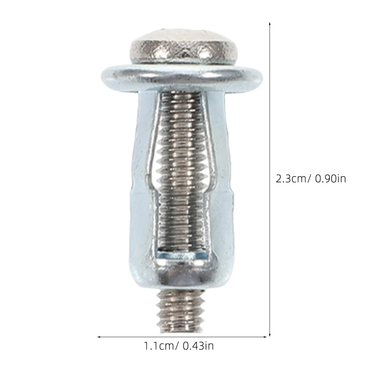 50 Sets M4x20 Petal Shape Concrete Expansion Anchor Cement Wall Screws Fastener Bolts Brick Expanded Petal Nut Anchors Kit