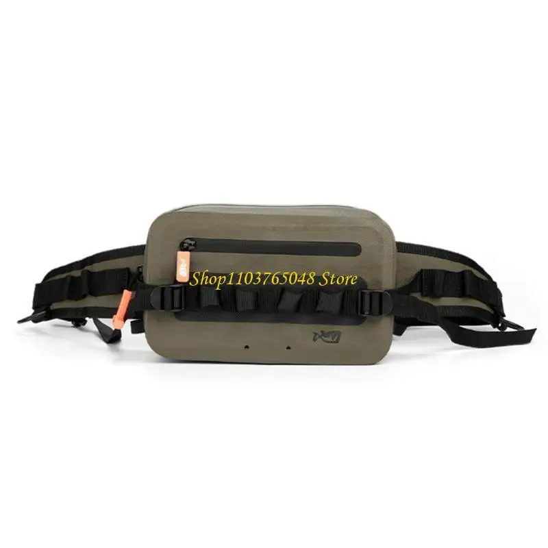 

R53E Large Capacity Fishing Bag Waterproof Crossbody Bag Waist Bag Outdoor Single Shoulder Bag Fishing Tackle Bag Lures Bag