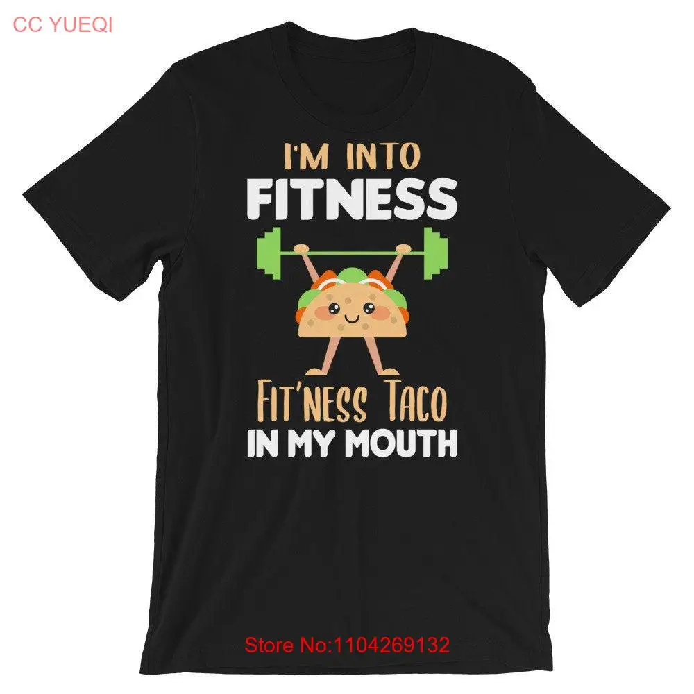 Taco T Shirt Food Funny Fitness Tuesday Mexican  long or short sleeves