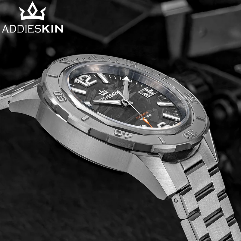 

ADDIESKIN NEW Automatic Men’s Mechanical Watch 9015 Movement Sapphire Glass Stainless Steel 100M Waterproof BGW9 Super Luminous