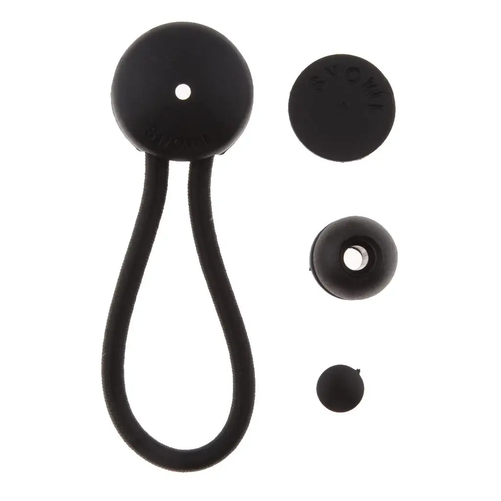 

1 Set Ball Bungee Bungie Cord Heavy Duty Boat Canopy Tarp Tie Downs Kit Outdoor Marine Boat Parts Accessories Black/White