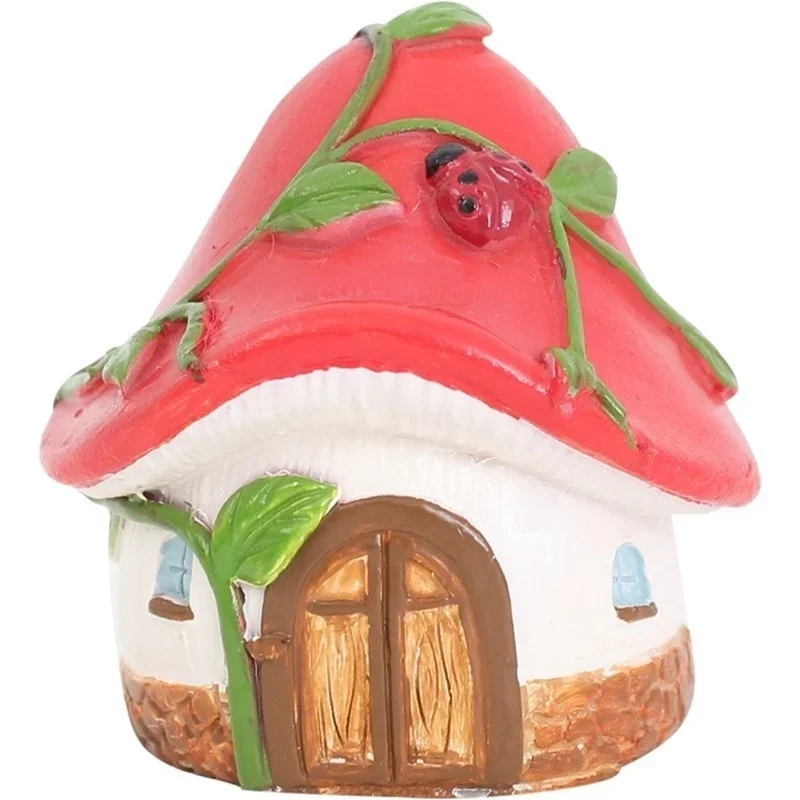 Miniatures DIY Crafts Fairy Figurines Mini House Garden Decoration Micro Landscape Resin