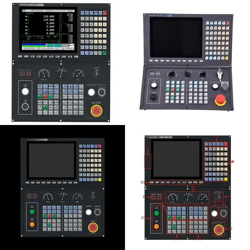 Powerful 2 3 4 5 6 Axis Engraving CNC Controller Similar Syntec CNC Controller Set
