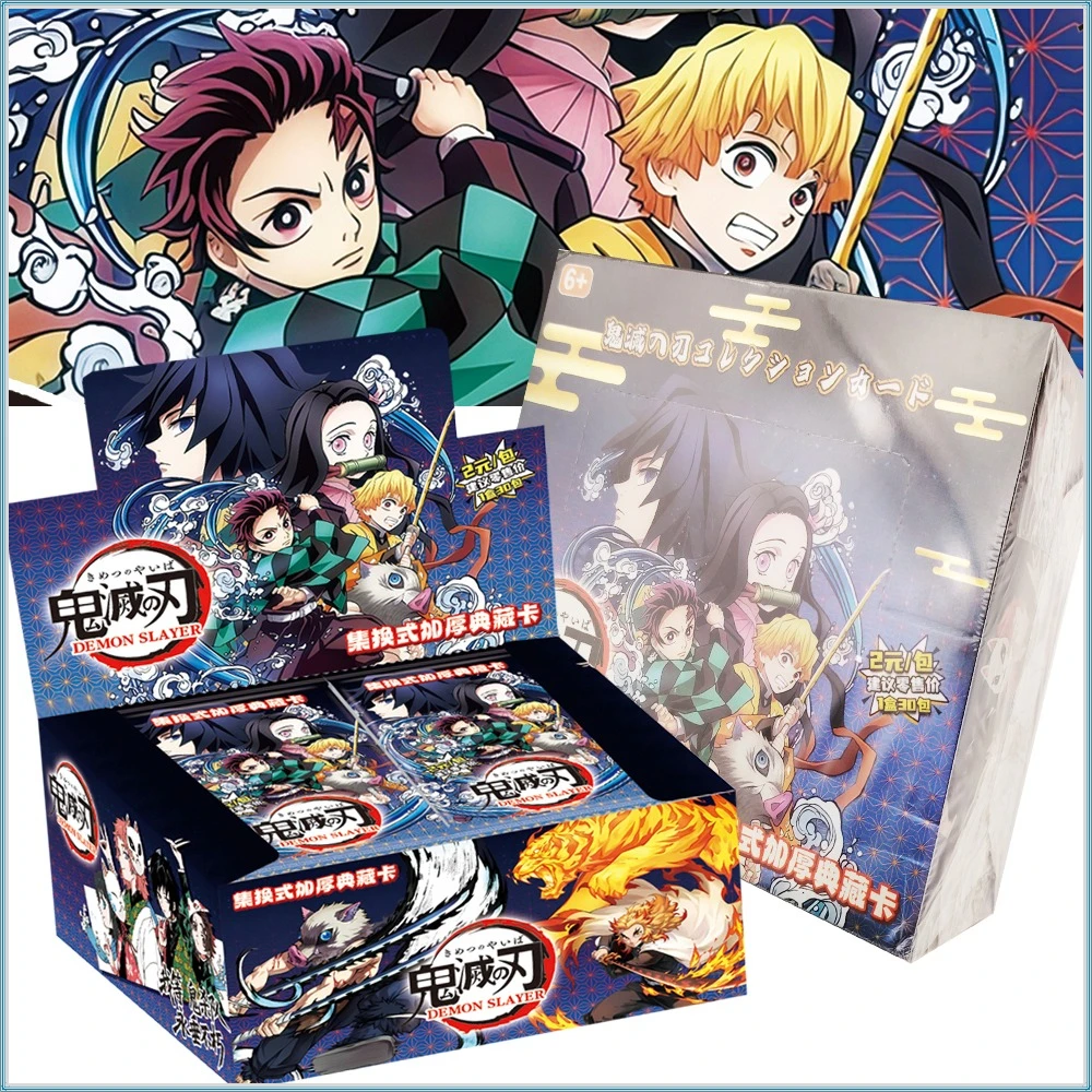 

Demon Slayer Collection Cards SSR QR UR Creative and Exquisite Design Character Anime Trend Hobby Cards Children Holiday Gifts