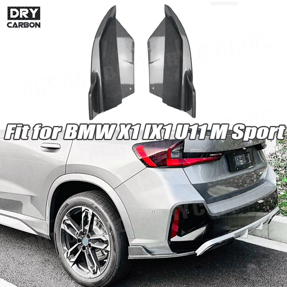 

Car Rear Bumper Spoiler Lip for BMW X1 IX1 U11 M Sport 2023+ Bumper Protection Diffuser Side Wrap Angle Splitters Accessories