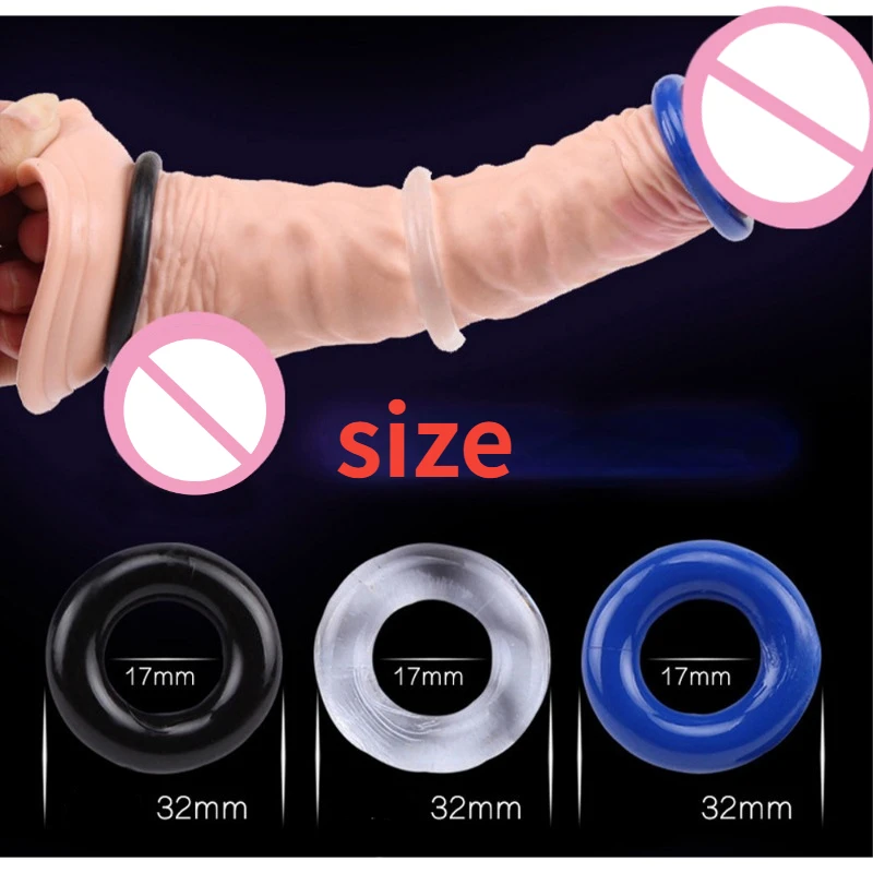 3pcs Penis Ring Cock Rings Sex Toys for Men Rings Delay Ejaculation Scrotum Lock Semen Ring Cockring Cock Cage Adult Toys