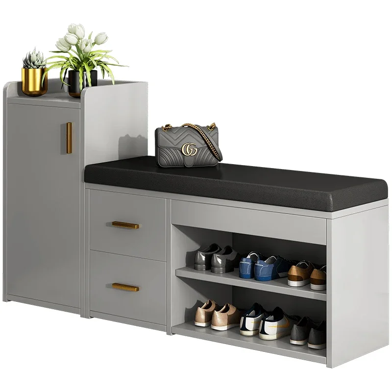 Display Storage Ritating Shoe Rack Living Room Entryway  Porte Chaussures Storage Bench Szafki Na Buty Furniture