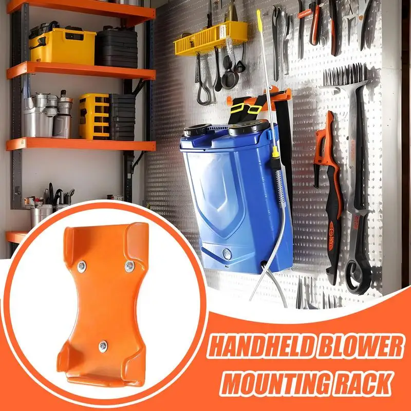 Back Pack Blower Rack Heavy Duty Backpack Blower Rack Accessories Secure Locking Mount Power Tool Rack Garage Storage Holder
