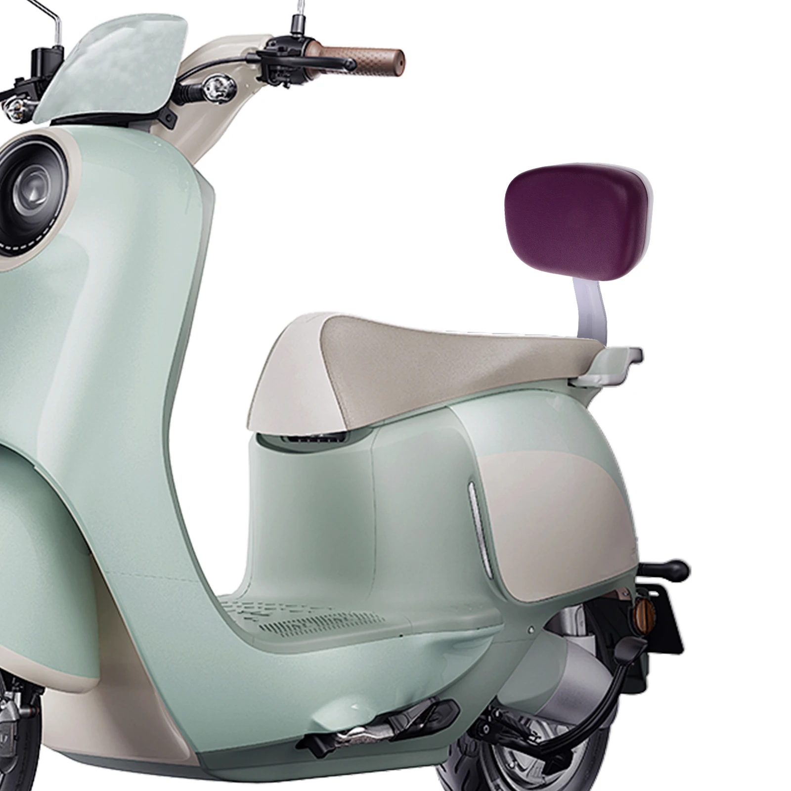 وسادة مسند ظهر للدراجة الكهربائية، مقعد بديل من البلاستيك العالمي، مسند خلفي آمن، وسادة ظهر مريحة للدراجة للأطفال