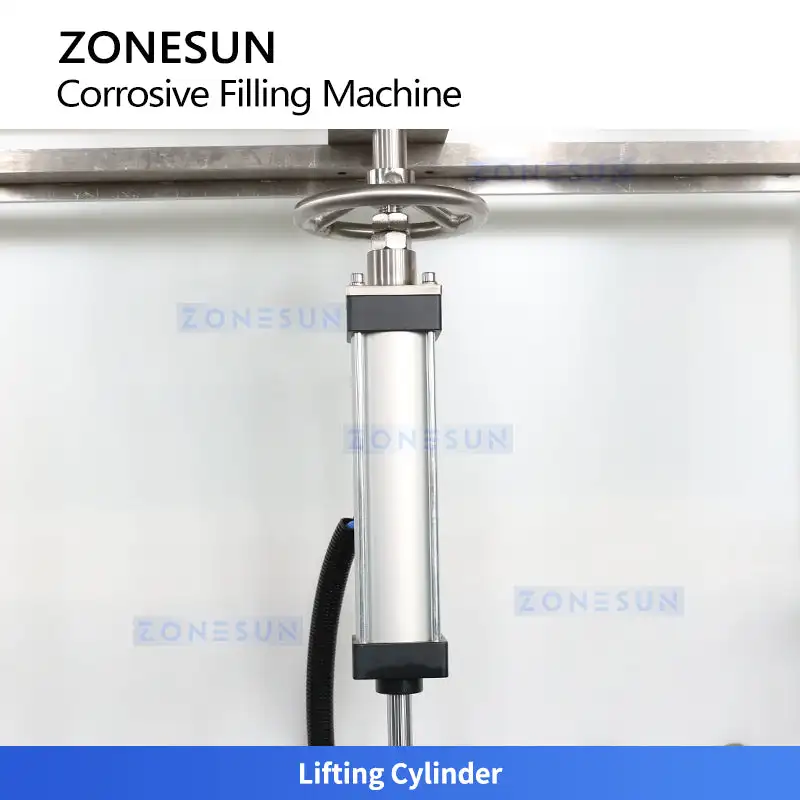 Zonesun ZS-YTCR12A 12-Head Corrosion-Resistant Filling Machine Bleach Acid Alkali Filler