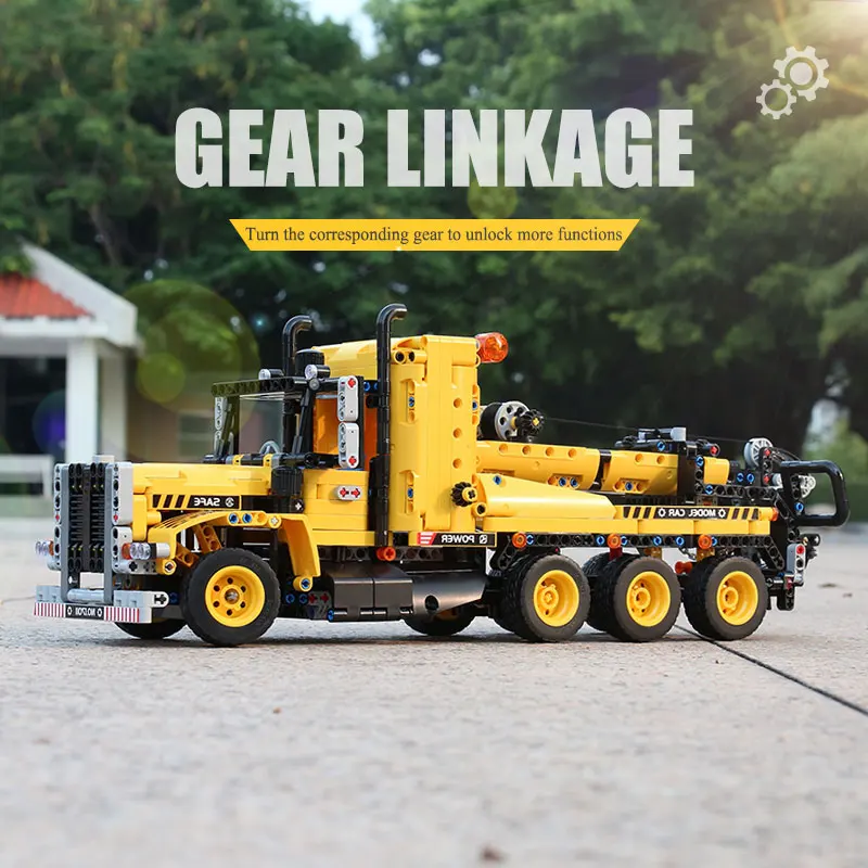 Mould King 17011 Giocattoli per camion tecnici Il MOC-43434 Carro attrezzi Building Block Assembly Set di mattoni per auto Regalo di Natale per bambini