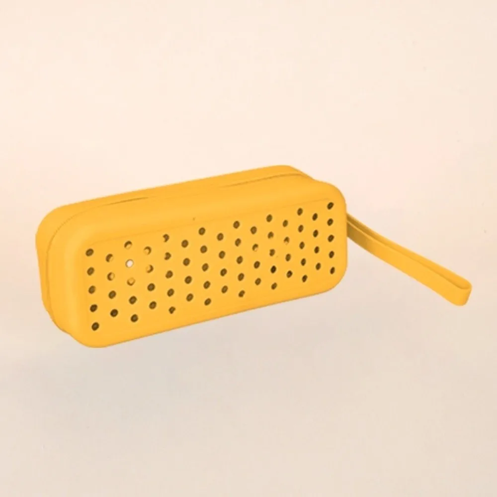 

Портативный силиконовый чехол для очков для плавания, дышащий перфорированный футляр для хранения очков, прочный органайзер для очков, для путешествий