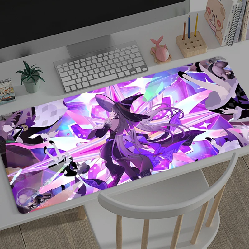 Gaming Mouse Pad Honkai: Star Rail Herta Office Carpet Mouse Mats Gamer Desk Accessories Computer Table Pads PC Anime Mousepad