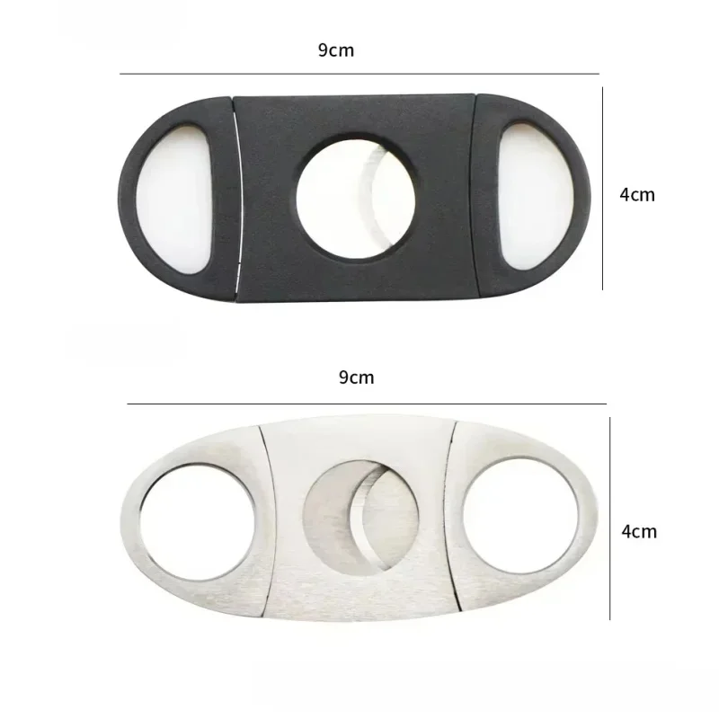 Stainless Steel Guillotine Cigar Cutter Sharp Manual Cigar Scissors Portable Wedding Party Souvenir Gift Cigar Accessory