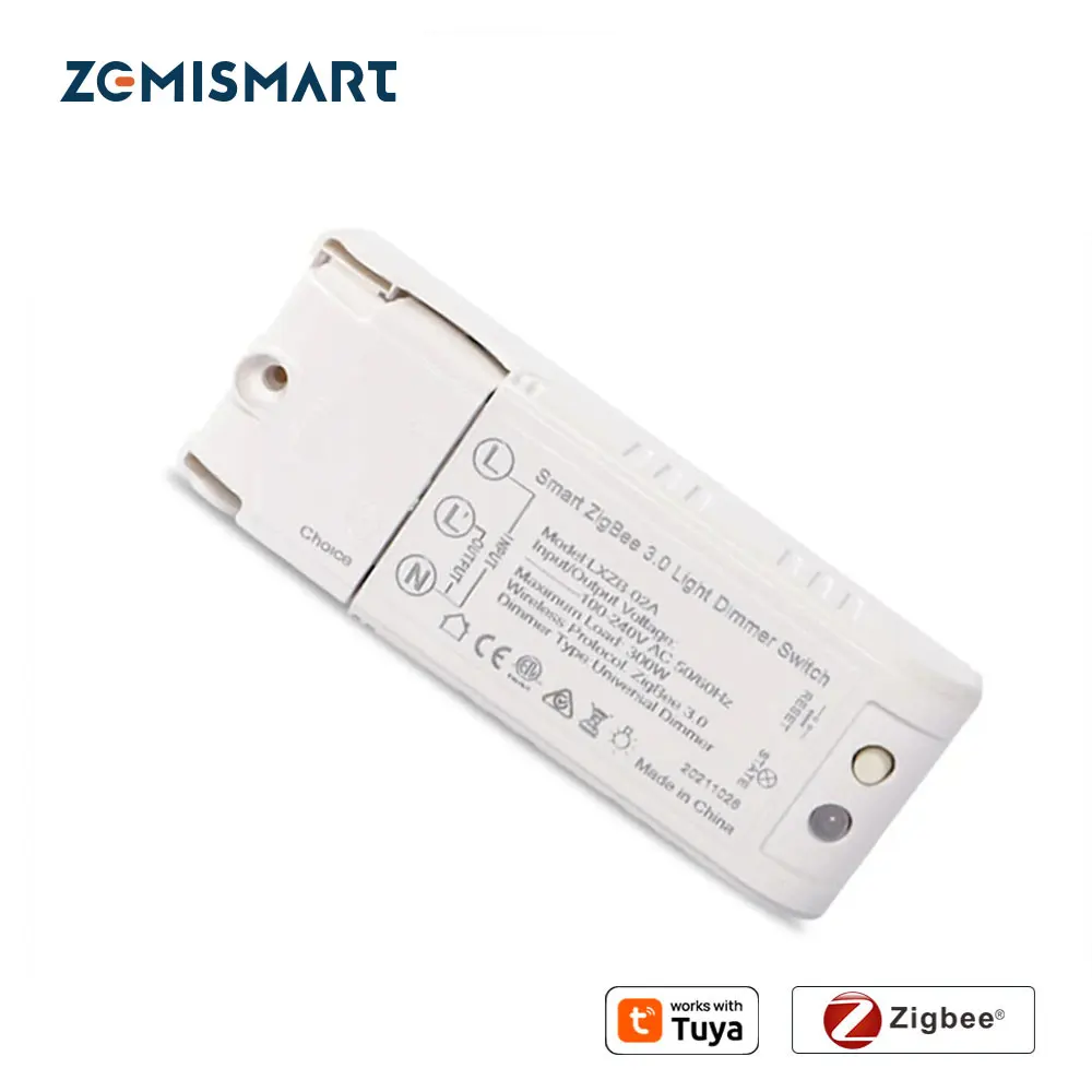 Zemismart zigbee interruptor de automação residencial inteligente dimmer interruptores de controle remoto trabalho com echo plus alexa smartthings