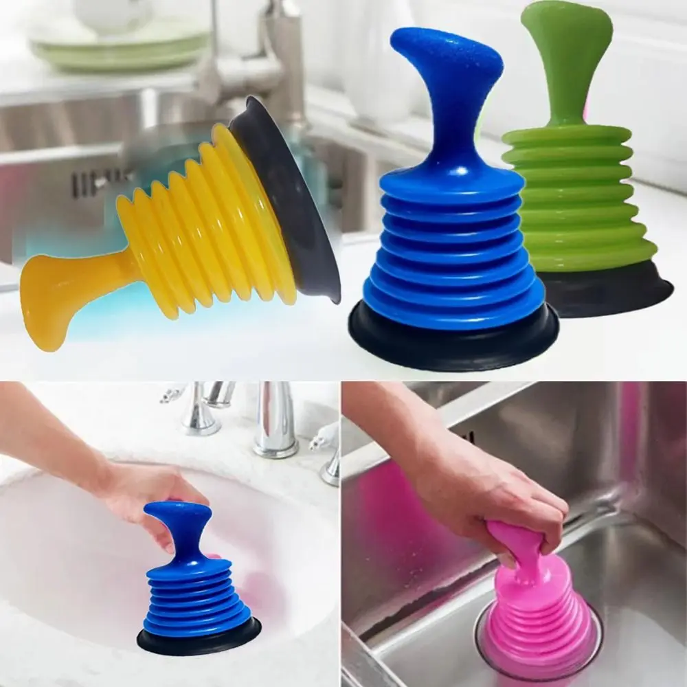 Suction Cup Pipeline Dredge Bath Buster Sucker Clog Remover Sink Drain Pipe Tool Sink Pipe Dredger Press Cleaning Reusable