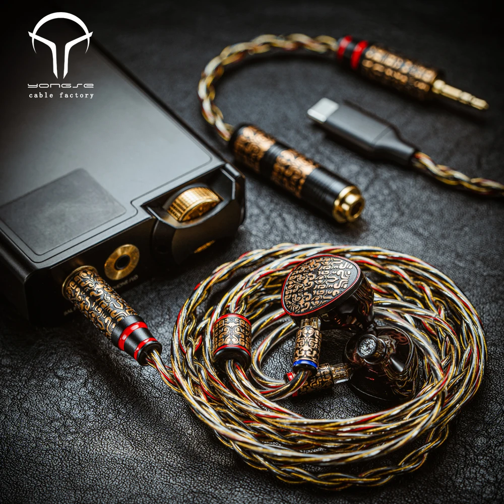 Yongse SunWukong 2DD 4BA 6-Unit Hybrid Technology Driver Wired HlFl In-ear Earphones